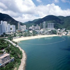 香港湾の風景